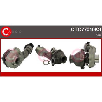 Turbocompresor, sobrealimentación - CASCO CTC77010KS