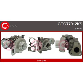 Turbocompresor, sobrealimentación - CASCO CTC77012KS