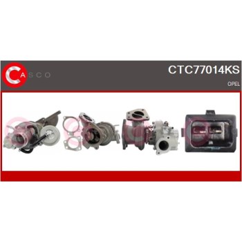Turbocompresor, sobrealimentación - CASCO CTC77014KS