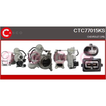 Turbocompresor, sobrealimentación - CASCO CTC77015KS