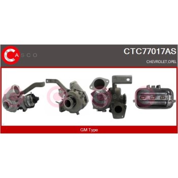 Turbocompresor, sobrealimentación - CASCO CTC77017AS