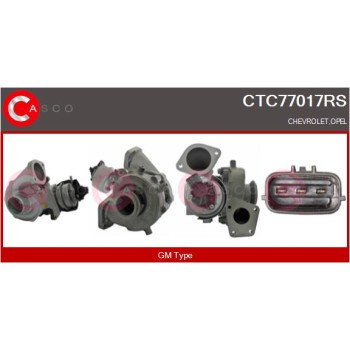 Turbocompresor, sobrealimentación - CASCO CTC77017RS