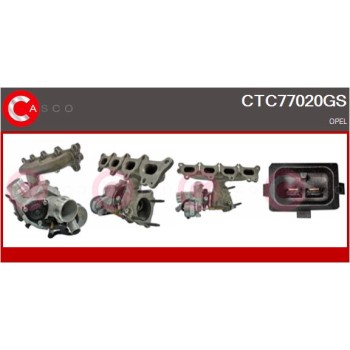 Turbocompresor, sobrealimentación - CASCO CTC77020GS