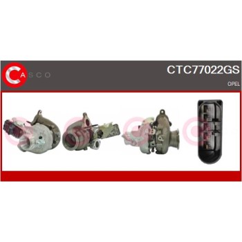 Turbocompresor, sobrealimentación - CASCO CTC77022GS