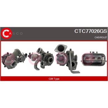 Turbocompresor, sobrealimentación - CASCO CTC77026GS