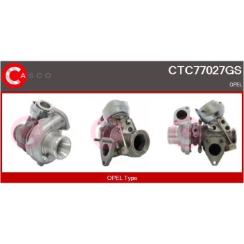 Turbocompresor, sobrealimentación - CASCO CTC77027GS