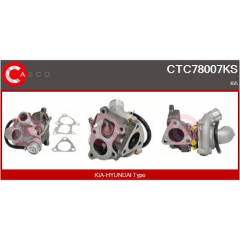 Turbocompresor, sobrealimentación - CASCO CTC78007KS