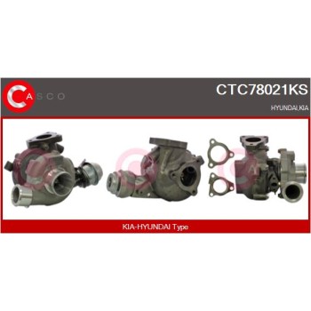 Turbocompresor, sobrealimentación - CASCO CTC78021KS