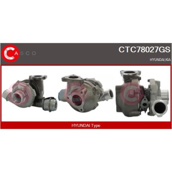 Turbocompresor, sobrealimentación - CASCO CTC78027GS