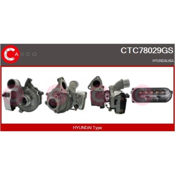 Turbocompresor, sobrealimentación - CASCO CTC78029GS