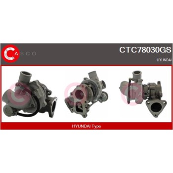 Turbocompresor, sobrealimentación - CASCO CTC78030GS