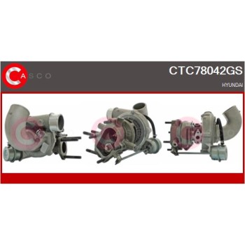 Turbocompresor, sobrealimentación - CASCO CTC78042GS