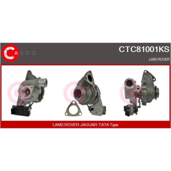 Turbocompresor, sobrealimentación - CASCO CTC81001KS