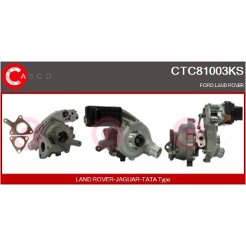 Turbocompresor, sobrealimentación - CASCO CTC81003KS