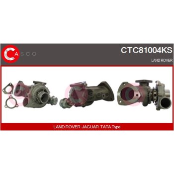 Turbocompresor, sobrealimentación - CASCO CTC81004KS