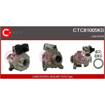 Turbocompresor, sobrealimentación - CASCO CTC81005KS