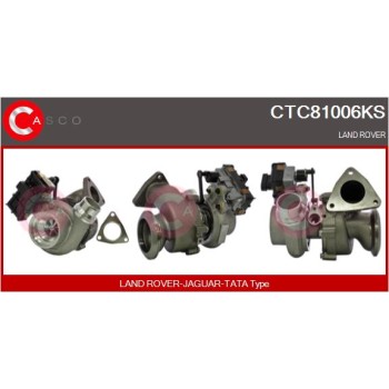 Turbocompresor, sobrealimentación - CASCO CTC81006KS