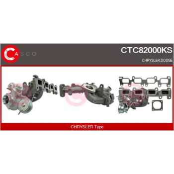 Turbocompresor, sobrealimentación - CASCO CTC82000KS