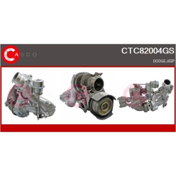 Turbocompresor, sobrealimentación - CASCO CTC82004GS