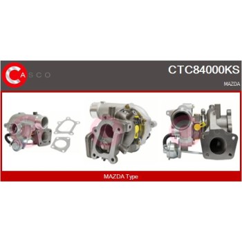 Turbocompresor, sobrealimentación - CASCO CTC84000KS