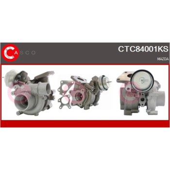 Turbocompresor, sobrealimentación - CASCO CTC84001KS