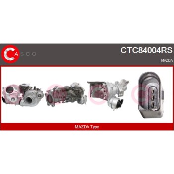 Turbocompresor, sobrealimentación - CASCO CTC84004RS