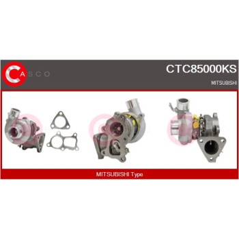 Turbocompresor, sobrealimentación - CASCO CTC85000KS