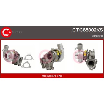 Turbocompresor, sobrealimentación - CASCO CTC85002KS
