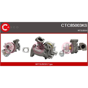 Turbocompresor, sobrealimentación - CASCO CTC85003KS