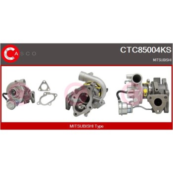 Turbocompresor, sobrealimentación - CASCO CTC85004KS