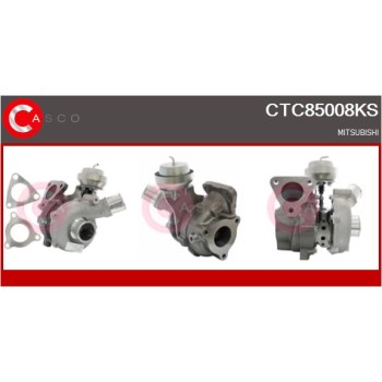 Turbocompresor, sobrealimentación - CASCO CTC85008KS