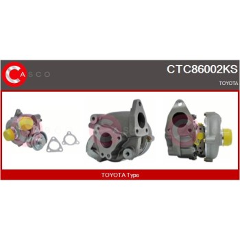 Turbocompresor, sobrealimentación - CASCO CTC86002KS