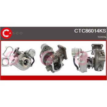 Turbocompresor, sobrealimentación - CASCO CTC86014KS