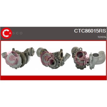 Turbocompresor, sobrealimentación - CASCO CTC86015RS