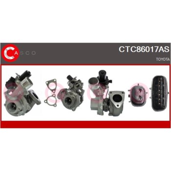 Turbocompresor, sobrealimentación - CASCO CTC86017AS