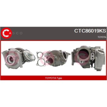 Turbocompresor, sobrealimentación - CASCO CTC86019KS