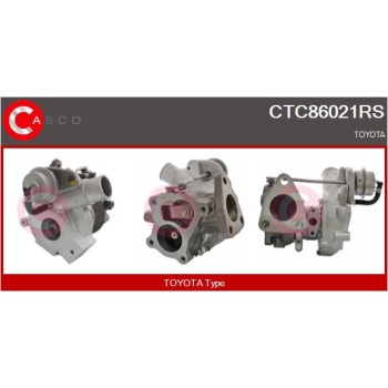 Turbocompresor, sobrealimentación - CASCO CTC86021RS