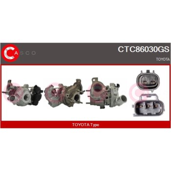 Turbocompresor, sobrealimentación - CASCO CTC86030GS