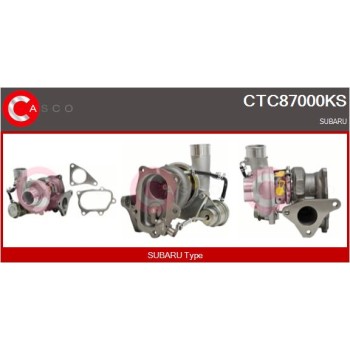 Turbocompresor, sobrealimentación - CASCO CTC87000KS