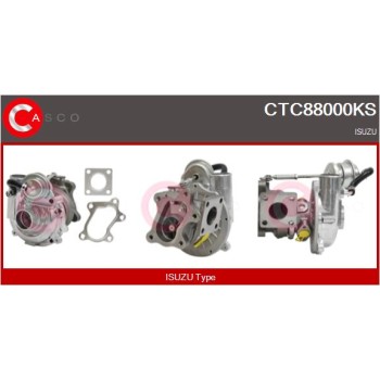 Turbocompresor, sobrealimentación - CASCO CTC88000KS