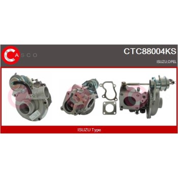 Turbocompresor, sobrealimentación - CASCO CTC88004KS
