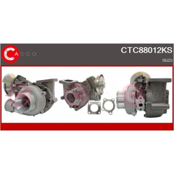 Turbocompresor, sobrealimentación - CASCO CTC88012KS