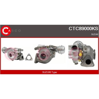 Turbocompresor, sobrealimentación - CASCO CTC89000KS