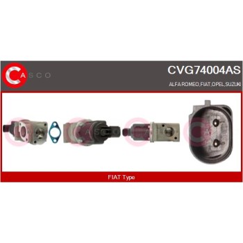 Válvula EGR - CASCO CVG74004AS