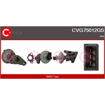 Válvula EGR - CASCO CVG75012GS