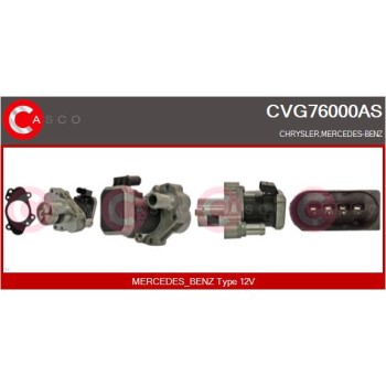 Válvula EGR - CASCO CVG76000AS
