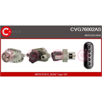 Válvula EGR - CASCO CVG76002AS