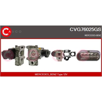 Válvula EGR - CASCO CVG76025GS