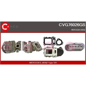 Válvula EGR - CASCO CVG76026GS