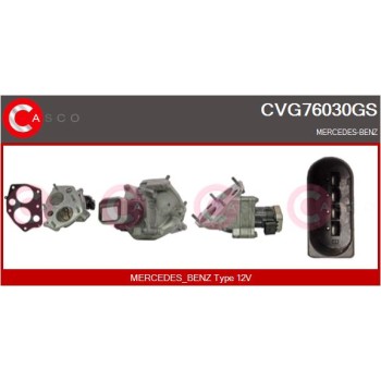 Válvula EGR - CASCO CVG76030GS